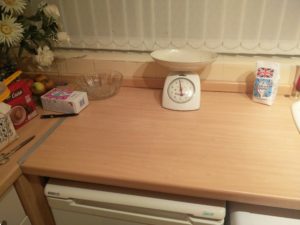 The work area in a clean state again