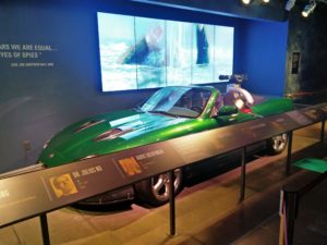 A Jaguar XKR car from the movie Die Another Day