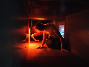 Two of our students wondering which way is best to go to hide from their photos being taken