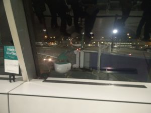 The plane that we would be getting on to take us to Birmingham