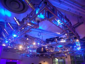 The lighting grid in the Innovation Center