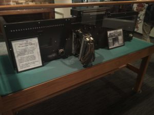 The front of the Purple machine