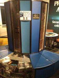 The front of a Cray X-MP computer