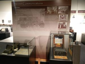 An Enigma machine at the National Electronics Museum