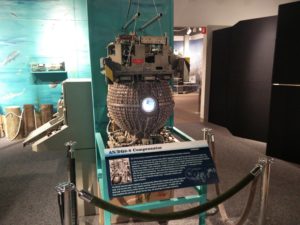 A device used in submarines to identify underwater enemies